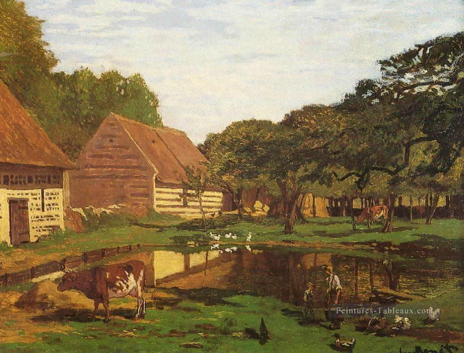 Ferme en Normandie Claude Monet Peintures à l'huile